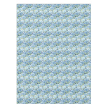 美しく青いアジサイの花模様