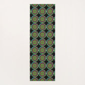 美しく青いチャクラの黙想およびヨガのマット ヨガマット (裏面)