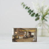 美しく飾られたインテリア 名刺 (スタンド正面)