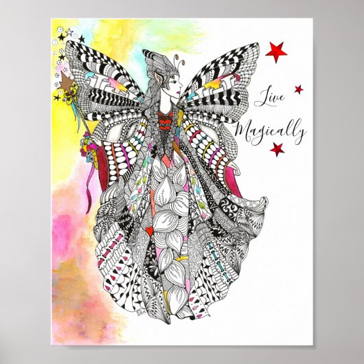 美しく魔法の妖精の女王のポスター ポスター (正面)