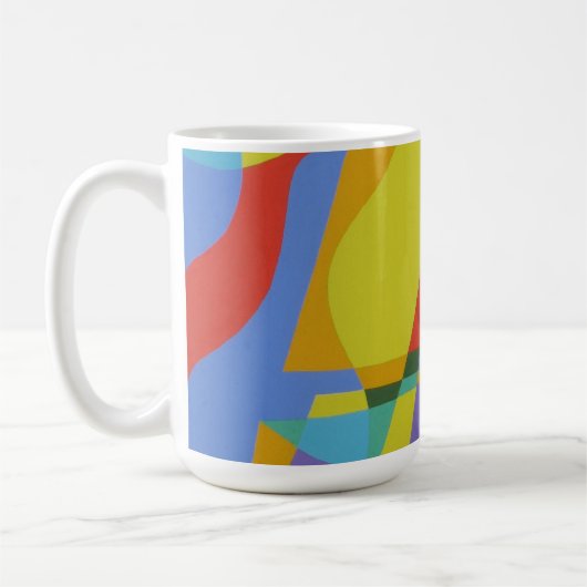 美しく鮮やかな色彩!コーヒーマグ コーヒーマグカップ (左)