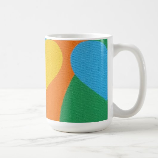 美しく鮮やかな色彩！コーヒーマグ コーヒーマグカップ (右)