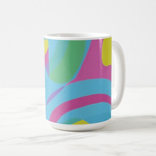 美しく鮮やかな色彩！コーヒーマグ コーヒーマグカップ (正面右)