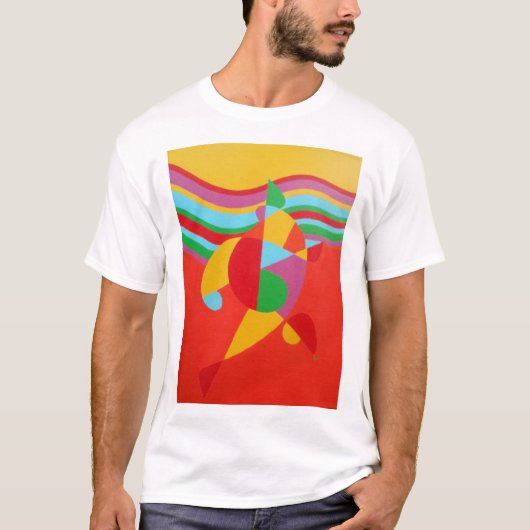 美しく鮮やかな色彩! Tシャツ (正面)