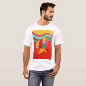 美しく鮮やかな色彩! Tシャツ (正面フル)