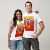 美しく鮮やかな色彩! Tシャツ (ユニセックス)