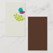 美しく、かわいい鳥の名刺のテンプレート2rd 名刺 (正面/裏面)