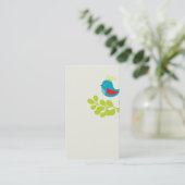 美しく、かわいい鳥の名刺のテンプレート2rd 名刺 (スタンド正面)