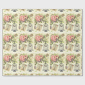 美しく、みすぼらしい、パリ、バードケージラッピング紙 ラッピングペーパー (フラット)