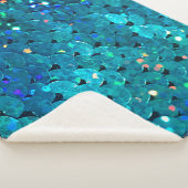 美しく、カラフルきらめくが次に続く シェルパブランケット (3/4)