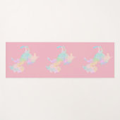 美しく、多彩なユニコーン ヨガマット (正面(横))