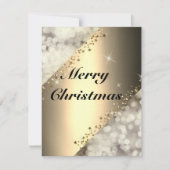 美しく、完璧カッコいいなスパークリーなホリデーカード シーズンカード (正面)