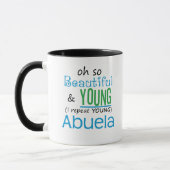 美しく、若いAbuela マグカップ (左)