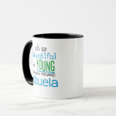 美しく、若いAbuela マグカップ (正面左)