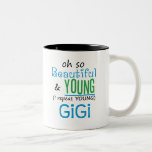 美しく、若いGiGi ツートーンマグカップ