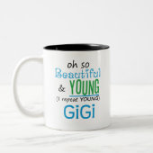 美しく、若いGiGi ツートーンマグカップ (左)