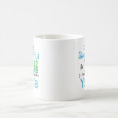 美しく、若いYaYa コーヒーマグカップ (中央)