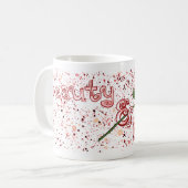 美しさと知性 コーヒーマグカップ (正面左)