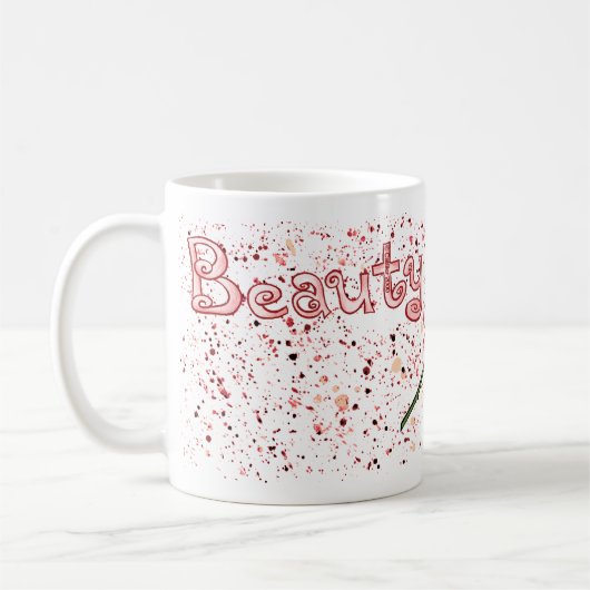 美しさと知性 コーヒーマグカップ (左)