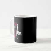 美しさと知恵と黒帯 コーヒーマグカップ (正面左)
