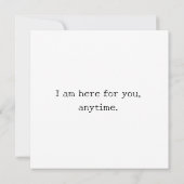 「美しさに変えて」サポート メッセージ カード (裏面)