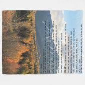 美しさの毛布 フリースブランケット (正面(横))