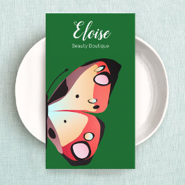 美しはっきりしたい蝶 名刺