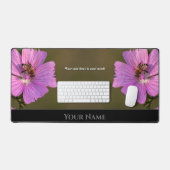 美しやる気を起こさせるい花の引用文 デスクマット (キーボード&マウス)