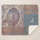 美しアートい工業用ブルーフェイクブラウン銅 シェルパブランケット (正面(横))