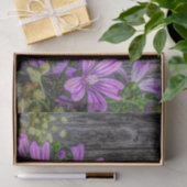 美しエレガントいカラフル野生の花 薄葉紙 (ギフト)