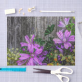 美しエレガントいカラフル野生の花 薄葉紙 (クラフト)