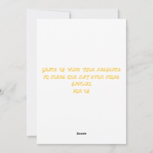 美しエレガントい結婚式招待状 シーズンカード (裏面)