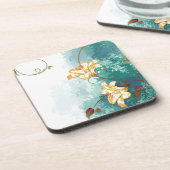 美しカッコいいい違う青いトーンの水色 コースター (左側)