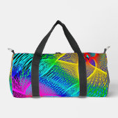 美しカラフルいネオン ダッフルバッグ (正面)