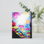 美しカラフルいバつるスラの通り ポストカード (スタンド正面)