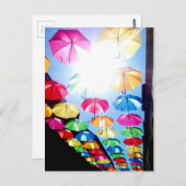 美しカラフルいバつるスラの通り ポストカード (正面/裏面)