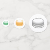 美しカラフルいマカロン コンフェッティ (裏面)