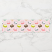 美しカラフルいマカロン ペットボトルラベル (シングルラベル)