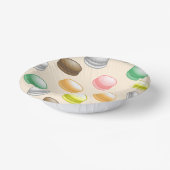 美しカラフルいマカロン ペーパーボウル (傾斜あり)