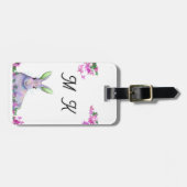 美しカラフルいラビットラゲージタグ ラゲッジタグ (正面横)