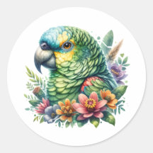 美しカラフルい水色アマゾンオウム