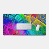 美しカラフルい灯 デスクマット (キーボード&マウス)