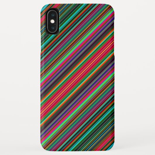 美しカラフルい色のストライプ Case-Mate iPhoneケース (裏面)