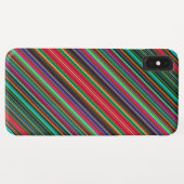 美しカラフルい色のストライプ Case-Mate iPhoneケース (裏面(横))