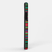 美しカラフルい色のストライプ Case-Mate iPhoneケース (裏面/右)