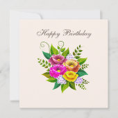 美しカラフルい花束 (正面)