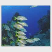 美しカラフルい魚 |海最高の生の賜物 ラッピングペーパー (フラット)