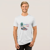 美しシンプルい – Bella+Canvas Tri-blend トライブレンドＴシャツ (正面全面)