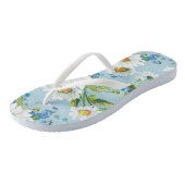 美しスタイリッシュい花柄2 ビーチサンダル (アングル)