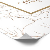 美しパーソナライズされたいポスター – アラビア語Aytal Kursi ポスター (角)